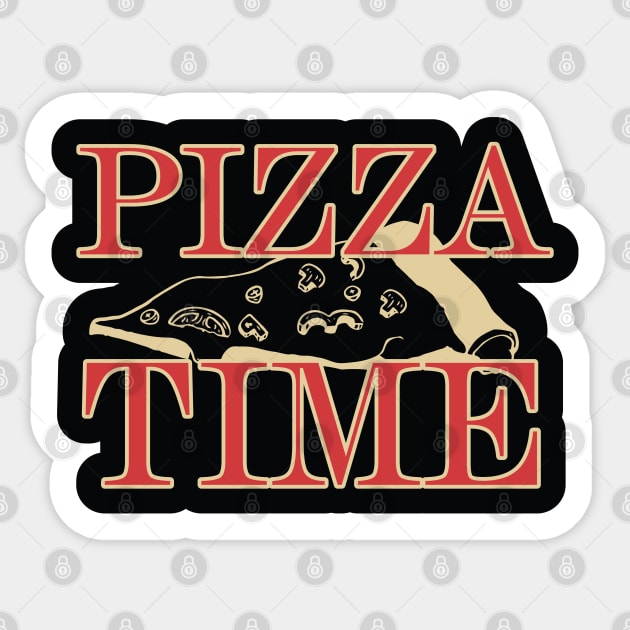 Pizza Time! Sticker by kindacoolbutnotreally